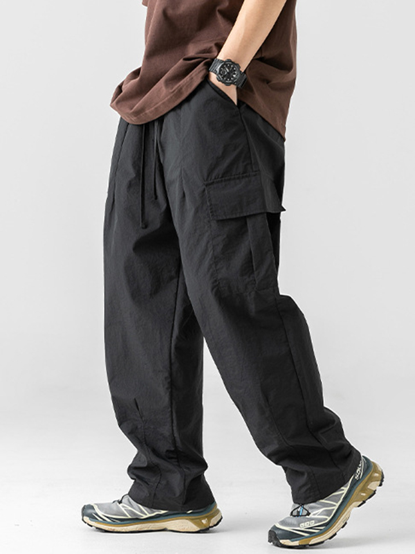 Lässige Cargohose mit lockerer Passform für Herren-3