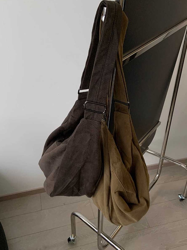 Vintage Canvas Umhängetasche mit großem Fassungsvermögen-1