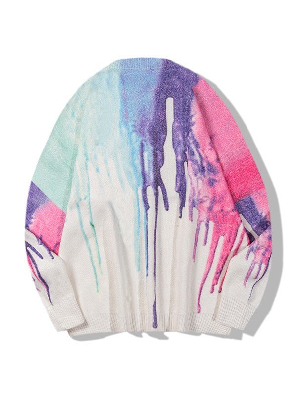 Splash Langarm-Strickpullover für Herren-1