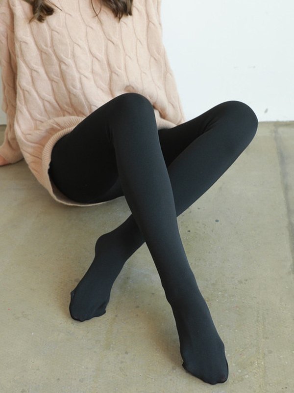 Winter-Strumpfhose mit dickem, warmem Fleece-Futter-1