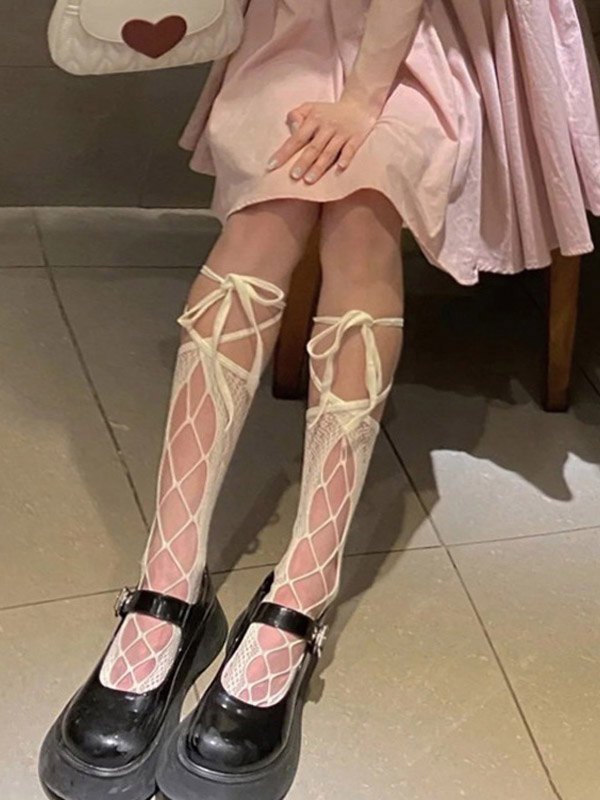 Wickeln Sie lange Socken mit Krawattenausschnitt-2